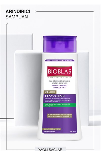 Bioblas Saç Dökülmesi ve Yağlanmaya Karşı Procyanidin Anti Stres 360 ml Şampuan