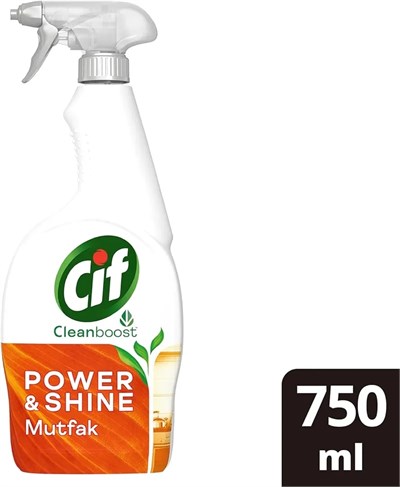Cif 750 ml Power Shine Mutfak Yağ Çözücü Sprey