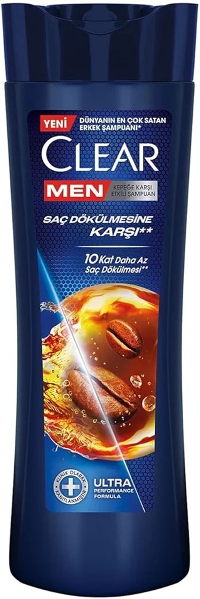 Clear Men Kepeğe ve Saç Dökülmesine Karşı Etkili Şampuan 350 ml