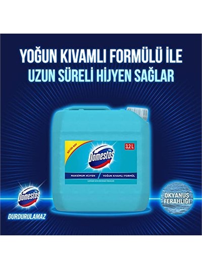 Domestos Okyanus Ferahlığı 3240 ml Çamaşır Suyu