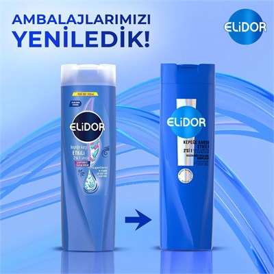 Elidor Kepeğe Karşı Etkili 2si 1 Arada Şampuan 400 ml