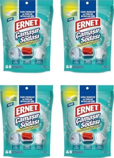 Ernet Çamaşır Sodası 4 x 2 KG