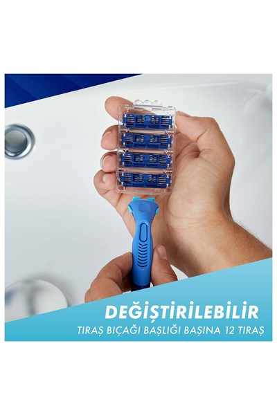 Gillette Sensor3 Plus Tıraş Makinesi  + 4 Adet Yedek Tıraş
Bıçağı