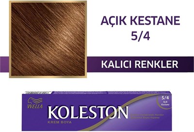 Koleston Single Açık Kestane 5/4 Tüp Saç Boyası