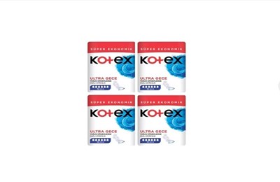 Kotex Ultra Quadro Süper Ekonomik Gece 4x16 Hijyenik Ped