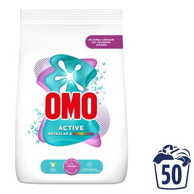 Omo Matik 3x7.5 kg Beyaz ve Renkliler İçin Çamaşır Deterjanı