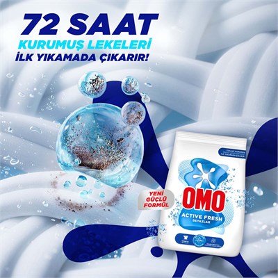 Omo Matik 5,5 kg Active Fresh Beyazlar Toz Çamaşır Deterjanı