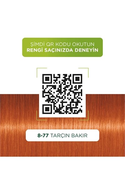 Palette Doğal Renkler 8-77 Tarçın Bakır Saç Boyası