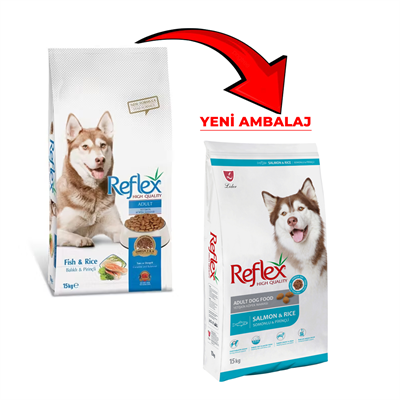 Reflex Balıklı ve Pirinçli 15 kg Yetişkin Kuru Köpek Maması