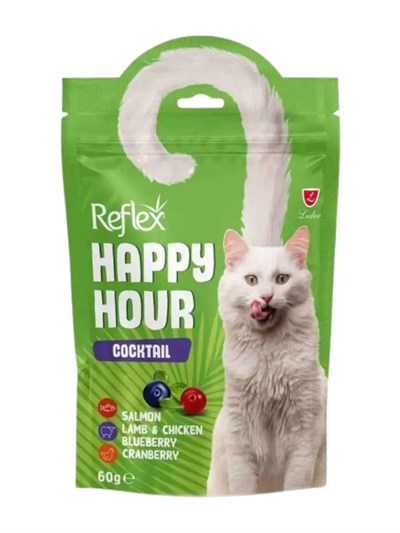 Reflex Happy Hour Kokteyl 4x60 gr Kedi Ödül Maması