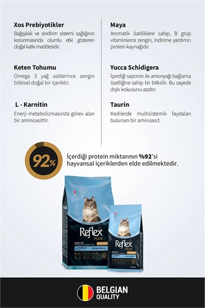 Reflex Plus Hipoalerjenik Kısırlaştırılmış Sterilised Somonlu Yetişkin 8 kg Kedi Maması