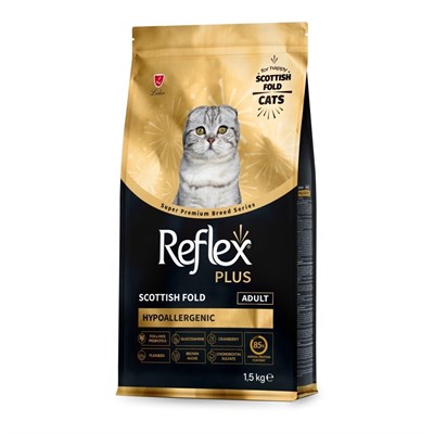 Reflex Plus Hipoalerjenik Scottish Fold Yetişkin Kedi Maması 1.5kg
