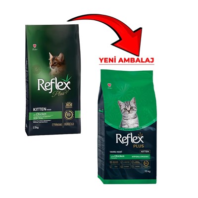 Reflex Plus Kitten Tavuklu Yavru Özel 15 kg Kedi Maması
