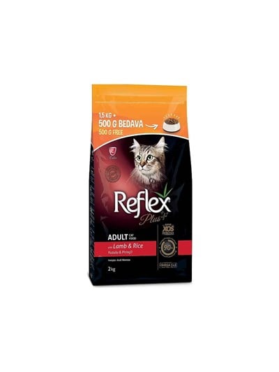 Reflex Plus Kuzu Etli 2 kg Yetişkin Kedi Maması