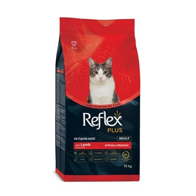 Reflex Plus Kuzulu ve Pirinçli 15 kg Yetişkin Kuru Kedi Maması