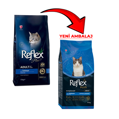 Reflex Plus Somonlu 15 kg Yetişkin Kedi Maması