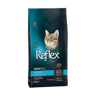 Reflex Plus Somonlu 8 kg Kısırlaştırılmış Yetişkin Kedi Maması
