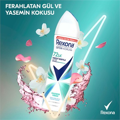Rexona 150 ml Shower Fresh Kadın Sprey Deodorant
