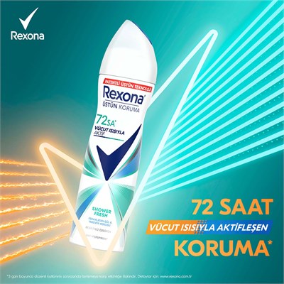 Rexona 150 ml Shower Fresh Kadın Sprey Deodorant