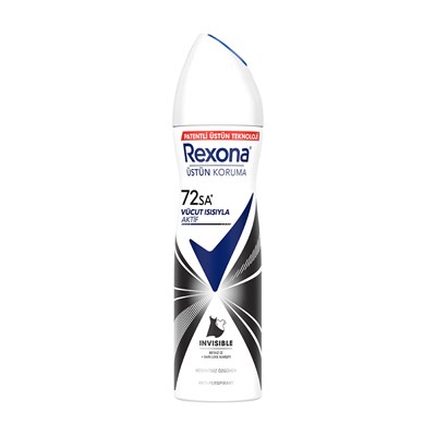 Rexona Invisible On Black & White Clothes 3x150 ml Kadın Sprey Deodorant