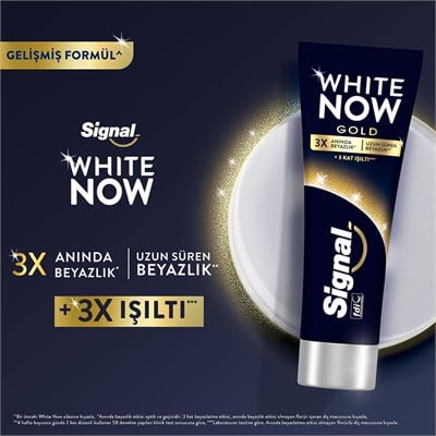Signal White Now Gold 75 ml Diş Macunu
