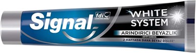 Signal Whıte System Arındırıcı Beyazlık Aktif Karbon 75 ml Diş Macunu