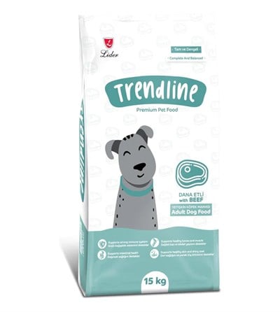 Trendline Biftekli Yetişkin 15 kg Kuru Köpek Maması