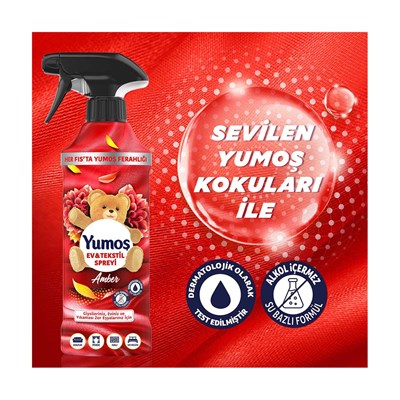 Yumoş Amber Yıkaması Zor Eşyalar için Sprey 450 ml