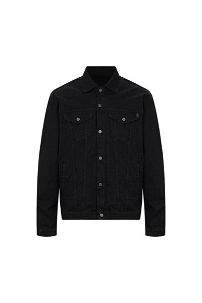 Korumalı Motosiklet Kevlar Siyah Denim Ceket