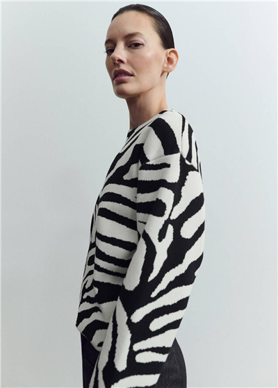PROMOD ZEBRA DESEN TRİKO