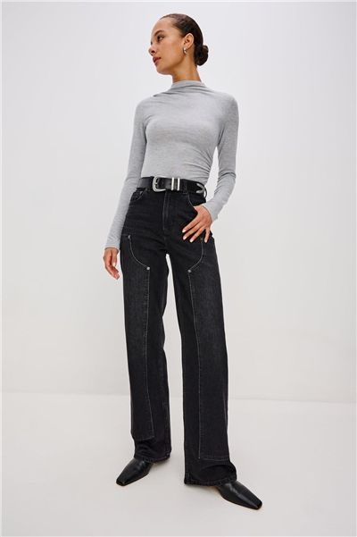 RAİLS DENİM WİDE LEG KOVBOY JEANS 