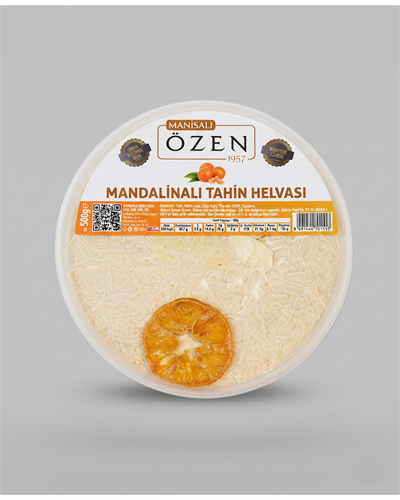 Hurma Suyu ile Tatlandırılmış Şeker İlavesiz Mandalinalı Tahin Helvası