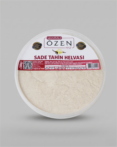 Hurma Suyu ile Tatlandırılmış Şeker İlavesiz Sade Tahin Helvası
