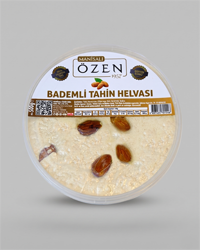 Hurma Suyu ile Tatlandırılmış Şeker İlavesiz Bademli Tahin Helvası