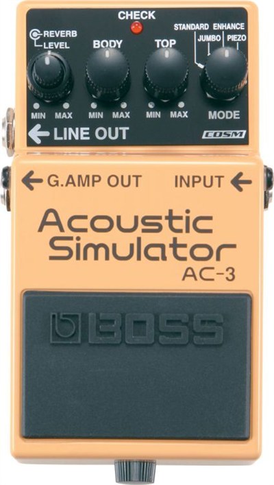 Boss AC-3 Acoustic Simulator Kompakt Efekt Pedalı