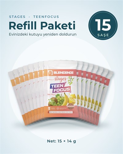 Stages TeenFocus - 15'li Refill Paketi