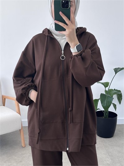 2’Lİ  İKİ İPLİK SWEAT HIRKA TAKIM