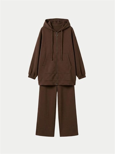 2’Lİ  İKİ İPLİK SWEAT HIRKA TAKIM