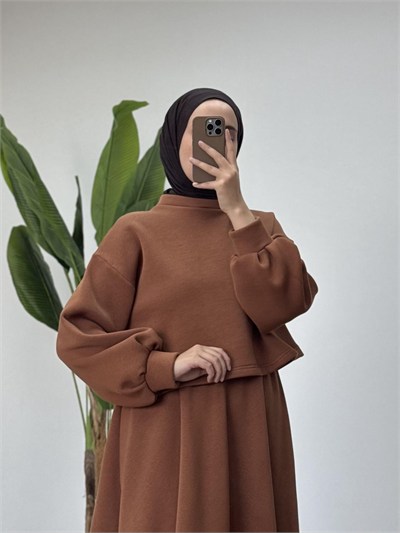 2Lİ KIŞLIK CROP ETEK TAKIM