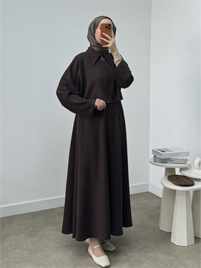 2Lİ OYSHO FERMUARLI CROP ETEK TAKIM