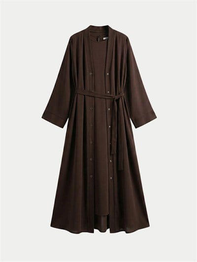 2'Lİ ÇITÇITLI ABAYA TAKIM / İÇLİKLİ