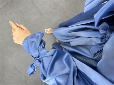 2Lİ ZARA SATEN ABAYA TAKIM / İÇLİKLİ