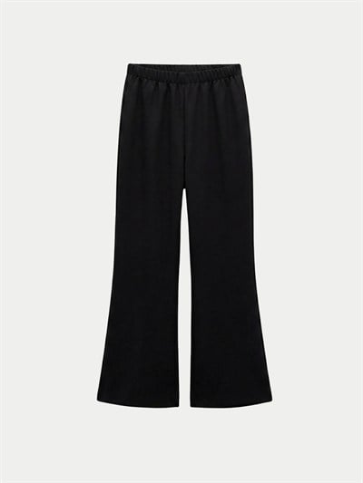FLARE PAÇA KREP CEPLİ PANTOLON