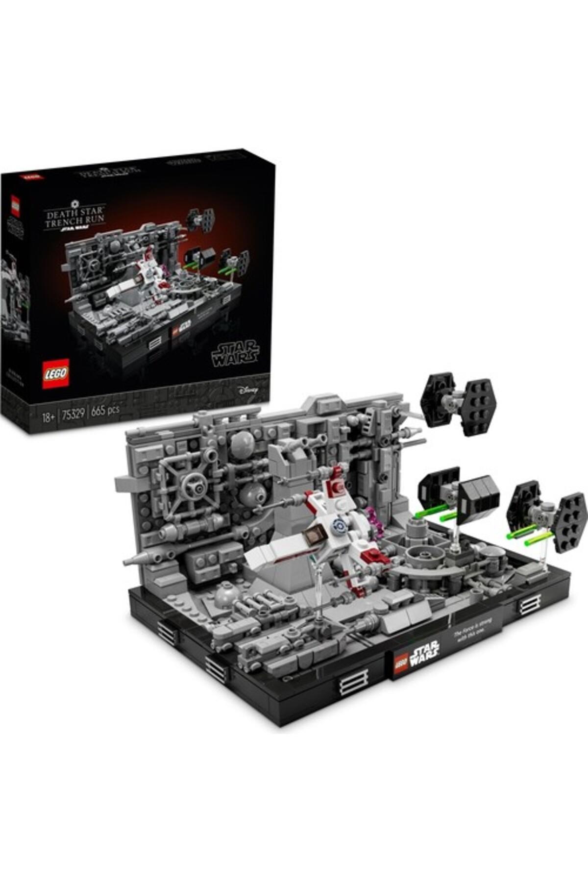 ® Star Wars™ Ölüm Yıldızı Hendek Akını Diyoraması 75329 - Yetişkinler için Yapım Seti(665 Parça)