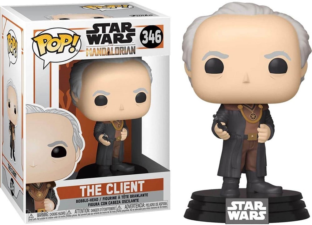 FUNKO POP STAR WARS MANDALORIAN THE CLIENT FIGURU