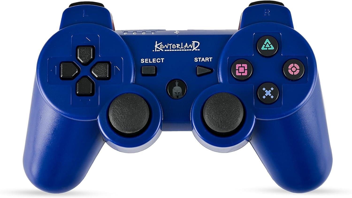 Playstation 3 Konsol ve AksesuarKontorland Ps3 Oyun Kolu - Konsol Kulübü Kontorland PS3 Uyumlu Titreşimli Kablosuz Oyun Kolu GamePad Mavi