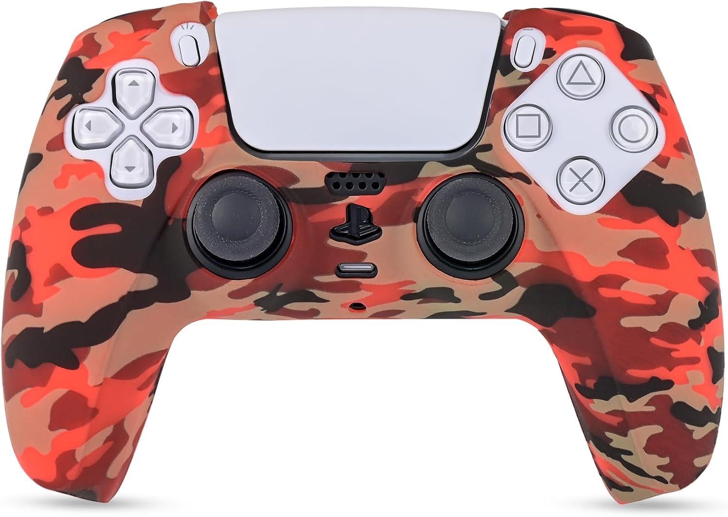 Ps5 AksesuarlarıKontorland Ps5 Silikon Kılıf  - Konsol Kulübü Kontorland PS5 Gamepad Uyumlu Silikon Kılıf  ( FireCamo Red )