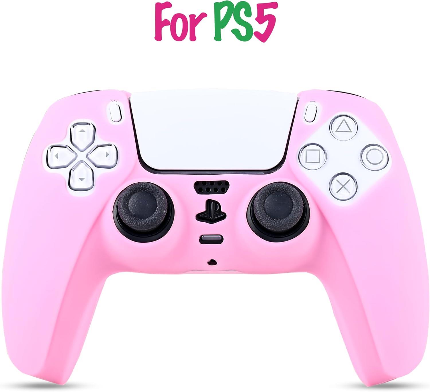 Ps5 AksesuarlarıKontorland Ps5 Silikon Kılıf  - Konsol Kulübü Kontorland PS5 Gamepad Uyumlu Silikon Kılıf Color Chaos ( Bright Pink )