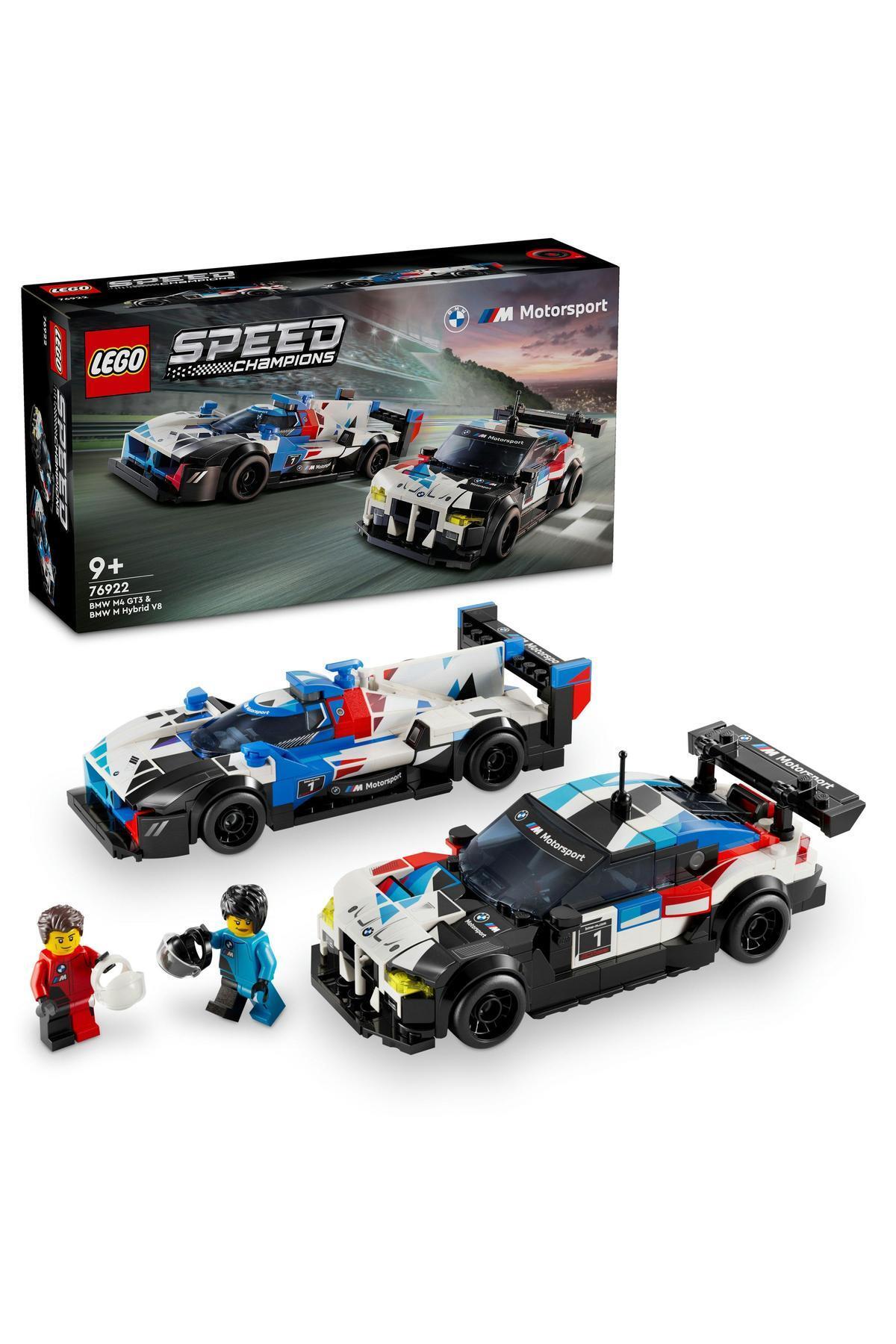 Lego Speed Champions BMW M4 GT3 ve BMW M Hybrid V8 Yarış Arabaları 76922