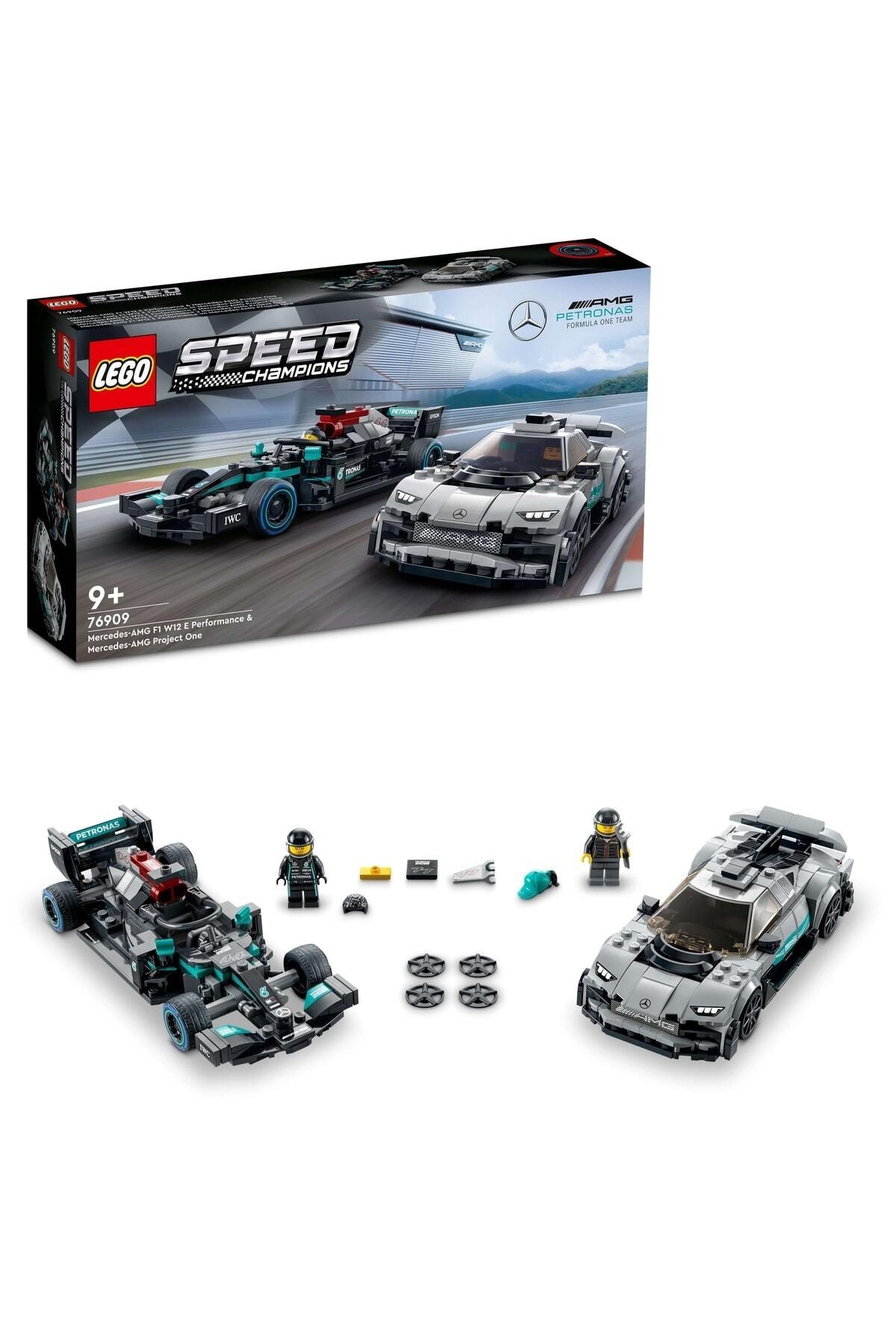 Lego Speed Champions Mercedes-AMG F1 W12 E Performance ve Mercedes-AMG Project One 76909